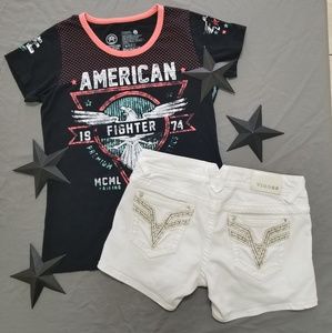 Vigoss 7/8 Chelsea cut shorts